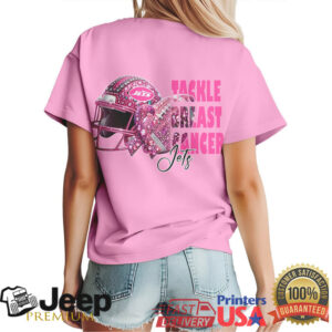 NY Jets Pink Breast Cancer Awareness “Tackle Breast Cancer” T Shirt