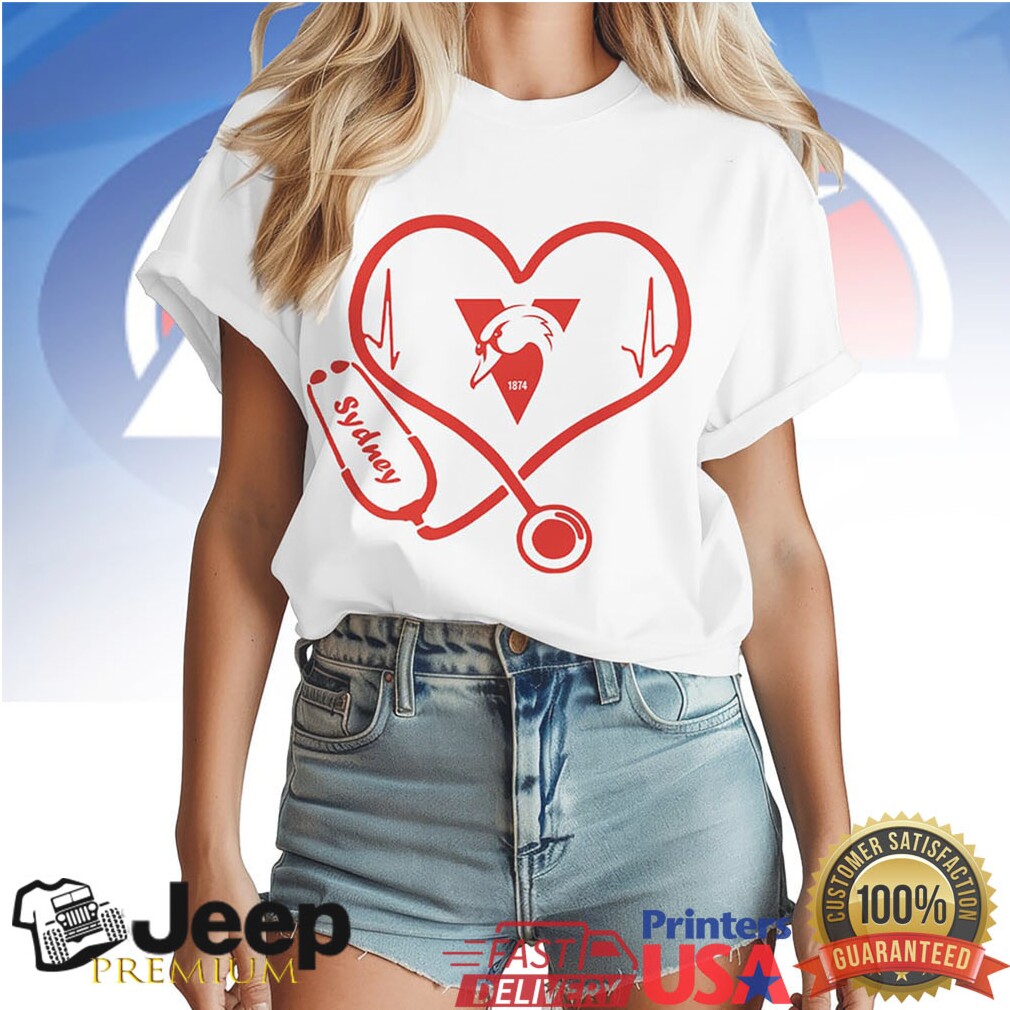 Never Underestimate A Nurse And Loves Sydney Swans AFL T Shirt Never Underestimate A Nurse And Loves Sydney Swans AFL T Shirt