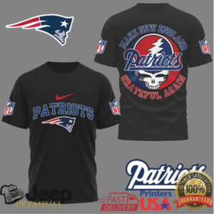 New England Patriots Grateful Dead “Make New England Grateful Again” T Shirt New England Patriots Grateful Dead “Make New England Grateful Again” T Shirt