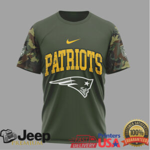 New England Patriots Official NFL 82nd Airborne Division 3D Shirt