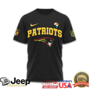 New England Patriots Official NFL Black History Month 3D Shirt New England Patriots Official NFL Black History Month 3D Shirt