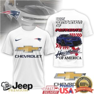 New England Patriots Official NFL Chevrolet 3D Shirt New England Patriots Official NFL Chevrolet 3D Shirt