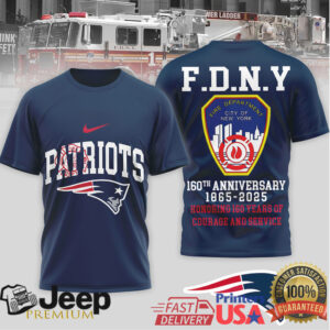 New England Patriots Official NFL F.N.D.Y 160th Anniversary 3D Shirt New England Patriots Official NFL F.N.D.Y 160th Anniversary 3D Shirt