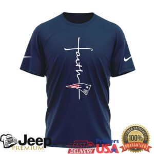 New England Patriots Official NFL Faith Over Fear 3D Shirt New England Patriots Official NFL Faith Over Fear 3D Shirt