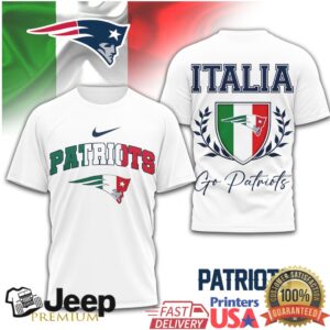 New England Patriots Official NFL Italia 3D Shirt