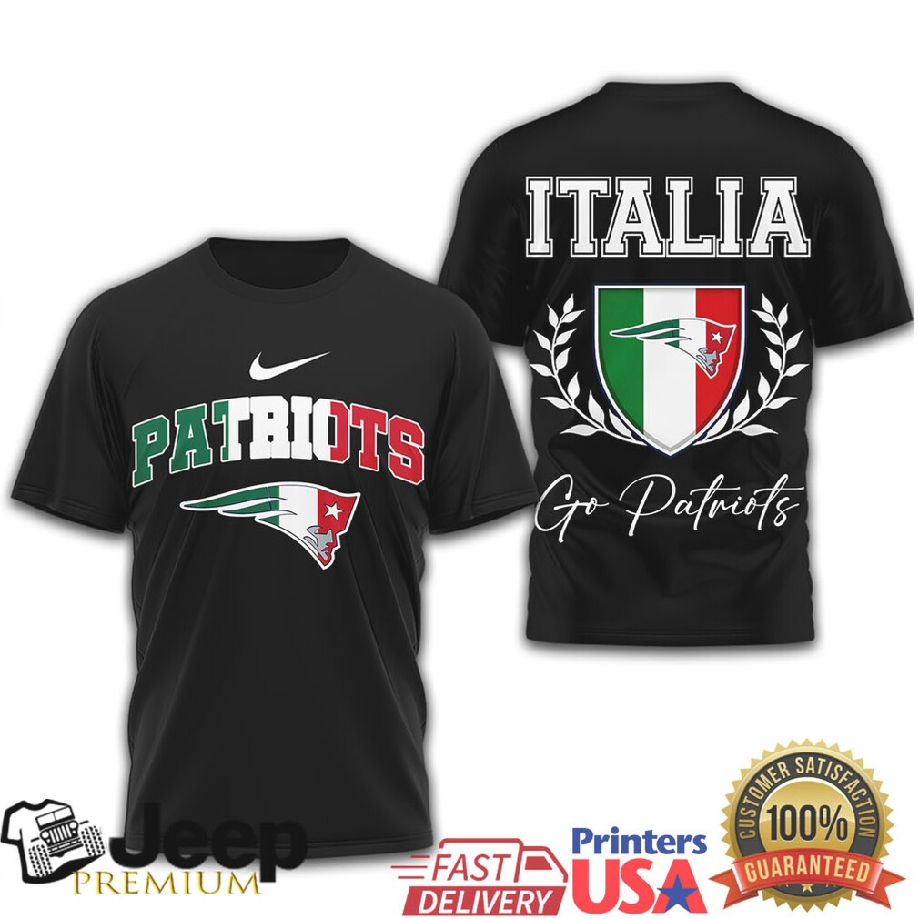 New England Patriots Official NFL Italia 3D Shirt New England Patriots Official NFL Italia 3D Shirt