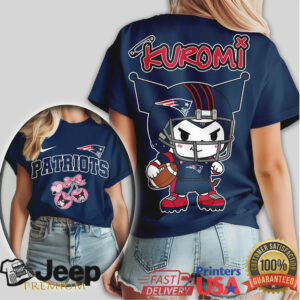 New England Patriots Official NFL Kuromi Women Shirt New England Patriots Official NFL Kuromi Women Shirt