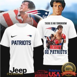 New England Patriots Official NFL Rocky 3D Shirt