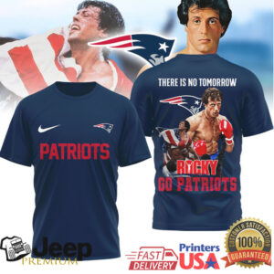 New England Patriots Official NFL Rocky 3D Shirt