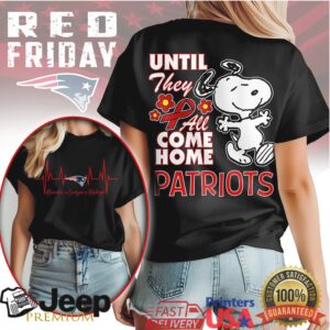 New England Patriots Official NFL Snoopy Red Friday 3D Shirt New England Patriots Official NFL Snoopy Red Friday 3D Shirt