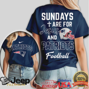 New England Patriots Official NFL Sundays Are For Jesus and Football Women Shirt New England Patriots Official NFL Sundays Are For Jesus and Football Women Shirt