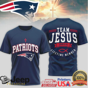 New England Patriots Official NFL Team Jesus 3D Shirt New England Patriots Official NFL Team Jesus 3D Shirt