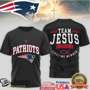 New England Patriots Official NFL Team Jesus 3D Shirt