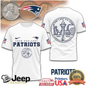 New England Patriots Official NFL The Last U.S Cent 3D Shirt