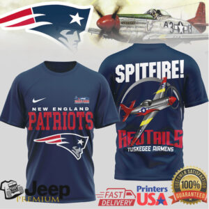 New England Patriots Official NFL Tuskegee Airmen 3D Shirt New England Patriots Official NFL Tuskegee Airmen 3D Shirt