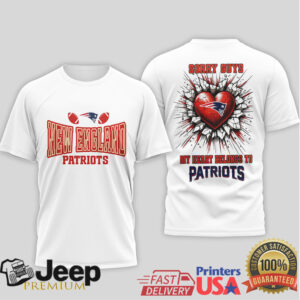New England Patriots Official NFL Valentine’s Day 3D Shirt New England Patriots Official NFL Valentine’s Day 3D Shirt