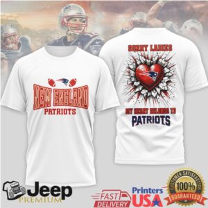 New England Patriots Official NFL Valentine’s Day 3D Shirt