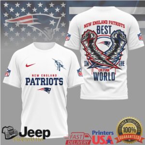 New England Patriots Official NFL and CM Punk 3D Shirt