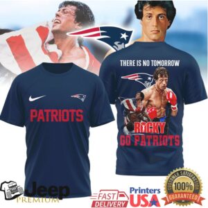 New England Patriots Rocky Balboa There Is No Tomorrow Tshirt