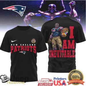 New England Patriots Thanos I Am Inevitable T Shirt