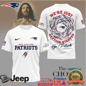 New England Patriots The Chosen T Shirt NFL Christian Theme Fan Gear New England Patriots The Chosen T Shirt NFL Christian Theme Fan Gear