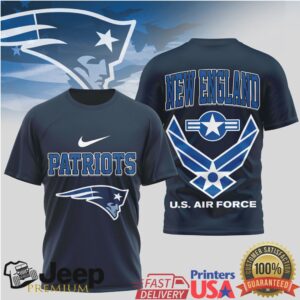 New England Patriots U.S. Air Force Military Navy T Shirt