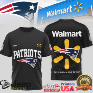 New England Patriots x Walmart Collaboration Fan Gear T Shirt New England Patriots x Walmart Collaboration Fan Gear T Shirt