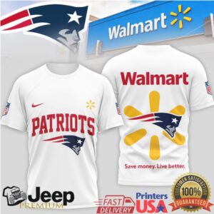 New England Patriots x Walmart Collaboration Fan Gear T Shirt