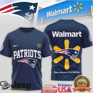 New England Patriots x Walmart Collaboration Fan Gear T Shirt