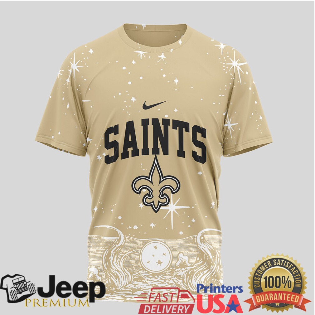 New Orleans Saints Alanis Morissette Moon Celestial T Shirt New Orleans Saints Alanis Morissette Moon Celestial T Shirt