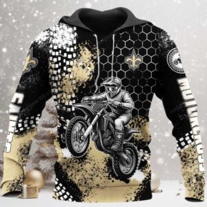 New Orleans Saints Motorcross 2026 Official Hoodie
