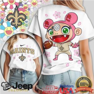 New Orleans Saints Murakami Inspired Kawaii Tshirt