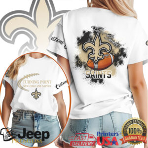 New Orleans Saints NFL Turning Point Fleur de lis Splash Tee