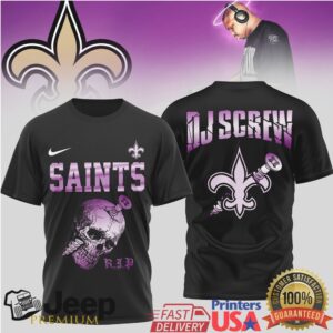 New Orleans Saints Official NFL DJ Screw 3D Shirt New Orleans Saints Official NFL DJ Screw 3D Shirt