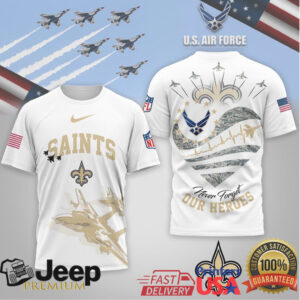 New Orleans Saints Official NFL US Air Force 3D Shirt