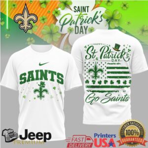 New Orleans Saints St. Patrick'S Day Tee Go Saints Shamrock Edition