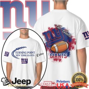 New York Giants Go Giants NFL Turning Point Graphic T Shirt