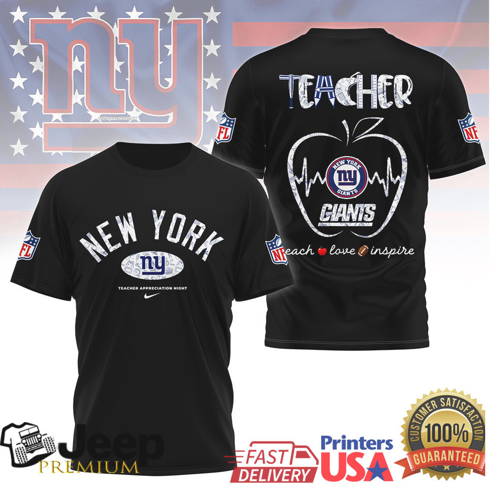 New York Giants Nfl Teacher Appreciation Night Shirt New York Giants Nfl Teacher Appreciation Night Shirt
