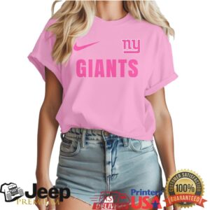 New York Giants Tackle Breast Cancer Awareness Pink Fan Shirt New York Giants Tackle Breast Cancer Awareness Pink Fan Shirt