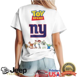 New York Giants x Toy Story Mashup “NY” Logo Characters T Shirt