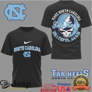 North Carolina Tar Heels Official NCAA Grateful Game Day 3D Shirt