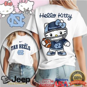 North Carolina Tar Heels Official NCAA Hello Kitty Women's Shirt