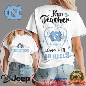 North Carolina Tar Heels Official Teacher Appreciation Month Women’s Shirt North Carolina Tar Heels Official Teacher Appreciation Month Women’s Shirt