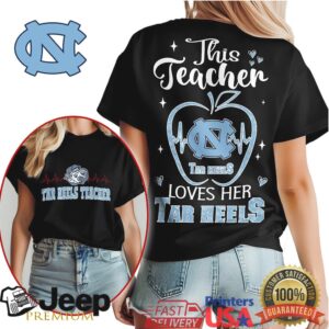 North Carolina Tar Heels Official Teacher Appreciation Month Women's Shirt