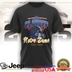 Notre Dame Fighting Irish 2025 2026 College Football Playoff Leprechaun T Shirt Notre Dame Fighting Irish 2025 2026 College Football Playoff Leprechaun T Shirt