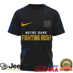 Notre Dame Fighting Irish Fear The Irish Skull Helmet 3D All Over Print T Shirt Notre Dame Fighting Irish Fear The Irish Skull Helmet 3D All Over Print T Shirt