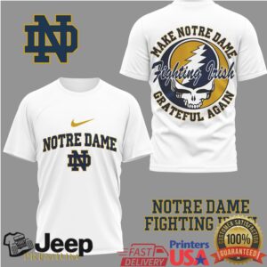 Notre Dame Fighting Irish Official NCAA Grateful Game Day 3D Shirt Notre Dame Fighting Irish Official NCAA Grateful Game Day 3D Shirt