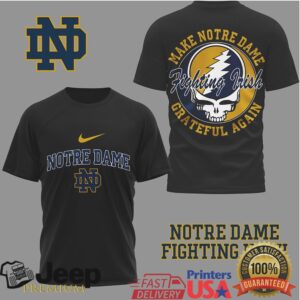 Notre Dame Fighting Irish Official NCAA Grateful Game Day 3D Shirt