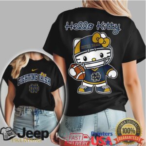 Notre Dame Fighting Irish Official NCAA Hello Kitty Women’s Shirt Notre Dame Fighting Irish Official NCAA Hello Kitty Women’s Shirt
