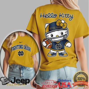 Notre Dame Fighting Irish Official NCAA Hello Kitty Women's Shirt
